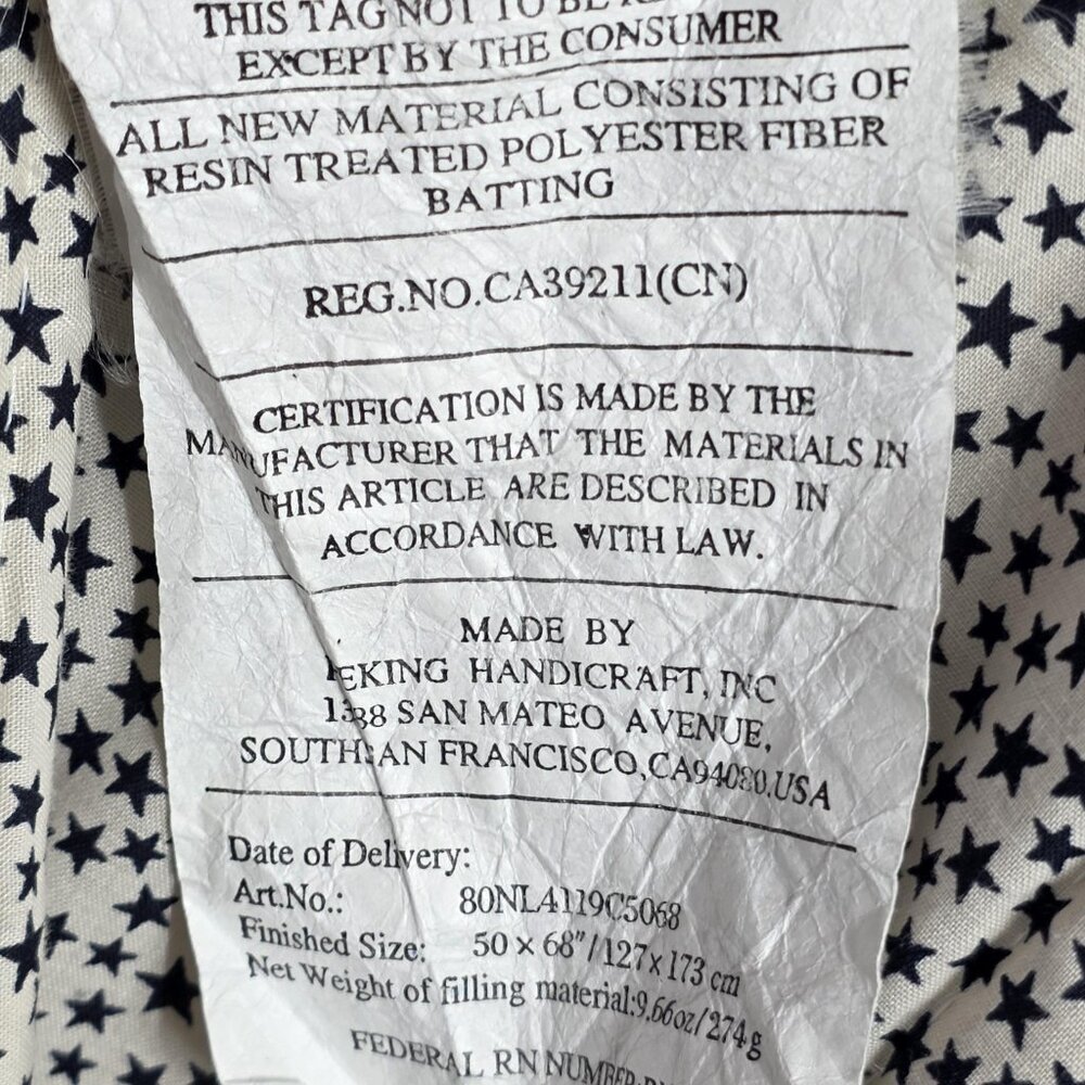 Vintage Peking Handicraft Nautical Quilt Wall Hanging 50x70 Lighthouse Numbered - Picture 12 of 13